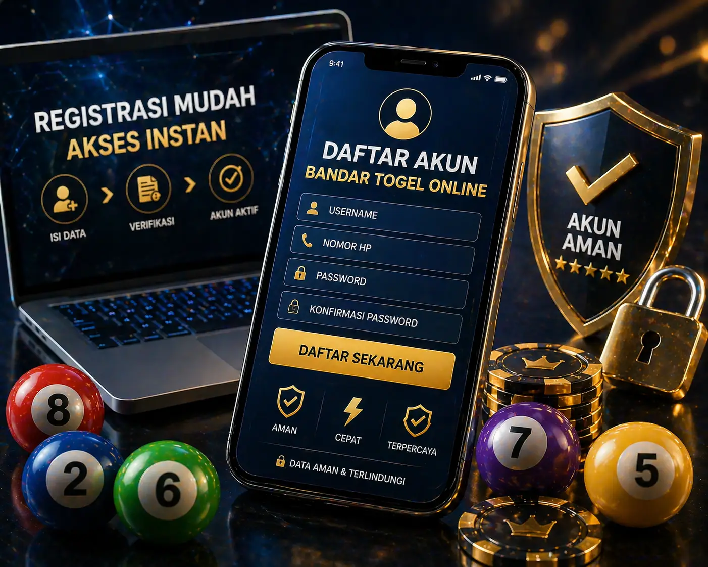 Cara daftar bandar togel online